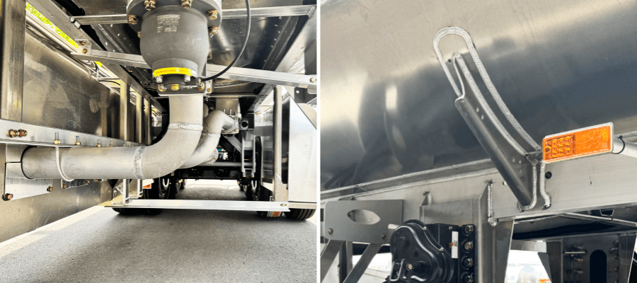 CHIV aluminum tanker trailer welding CHIV aluminum tanker trailer welding