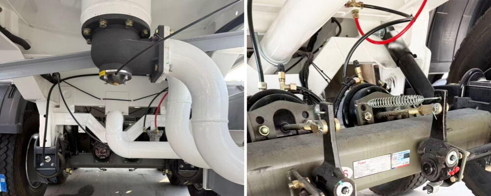 Oil tank trailer discharge valve Oil tank trailer discharge valve