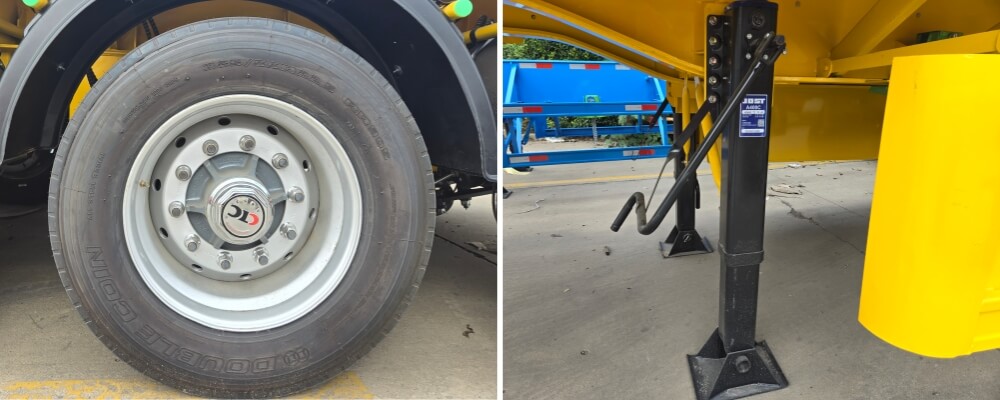 five axles flatbed trailer legs five axles flatbed trailer legs