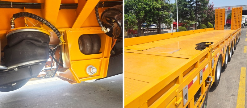 8 axles lowbed trailer air suspension 8 axles lowbed trailer air suspension