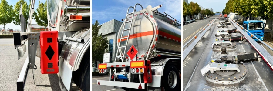 aluminum tank trailer Oil and gas recovery system aluminum tank trailer Oil and gas recovery system