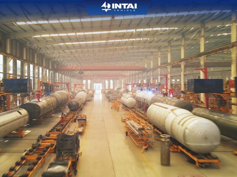 INTAI Vehicle carbon steel tanker trailer Factory