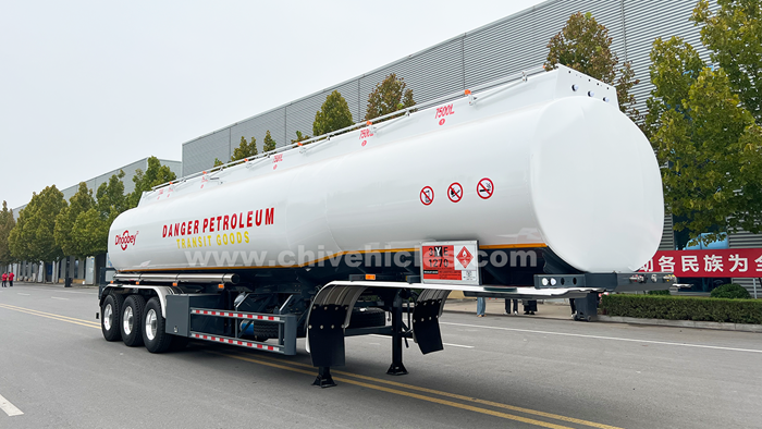 45000L Aluminum tanker semi trailer