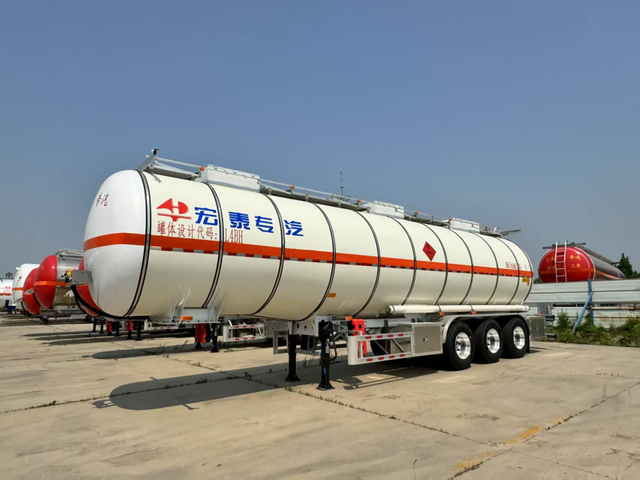 L4BH Isothermal LPG Stainless Steel Tanker Trailer