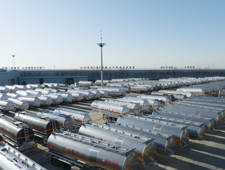 Aluminum Tank Semi Trailer laser cutting