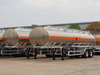 2 Axles 38000 Liters Alumnium Petrol Tanker Trailer