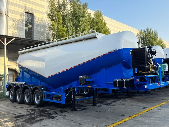4 Axles Bulk Cement Trailer for Sale