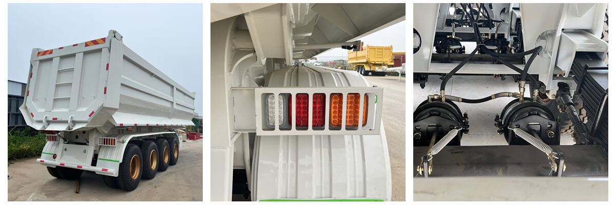 dump semi trailer factory