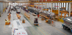 Carbon Steel Tank Semi Trailer painting process