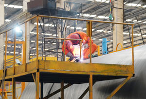 Carbon Steel Tank Semi Trailer production line