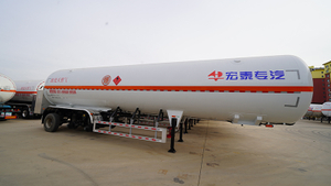 Tri-Axle 25000L LNG Tanker Trailer for Gas Transport