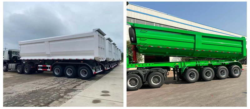 u shape tipper trailer