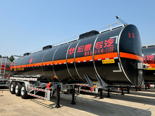 3 Axles Asphalt Tank Trailer For Sale