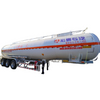 3 AXLES Oil Fuel Diesel 45000 Liters Gasoline Stainless Steel Tank Truck Semi-trailer