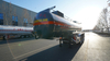 Hazardous chemical Tanker Trailer Carbon steel with 3 Axle