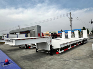 4 Axles Lowbed Trailer For Sale