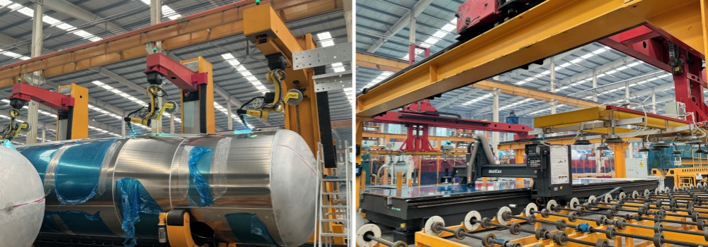 CHIV oil tank automated welding robot