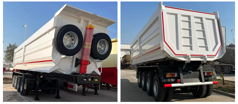 4 axles tipper for sale