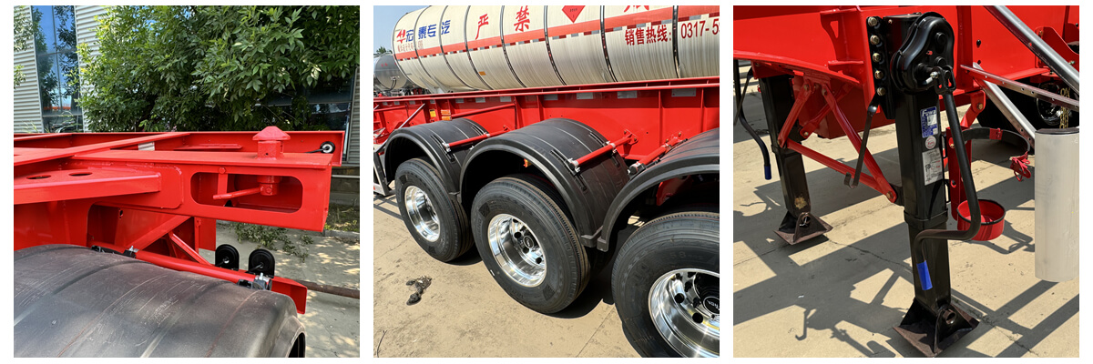 skeleton semi trailer