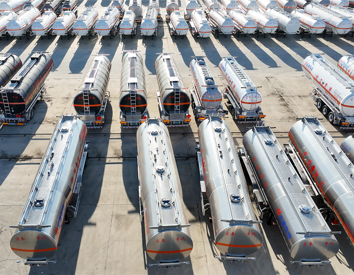 Aluminum Tank Semi Trailer Hebei honor