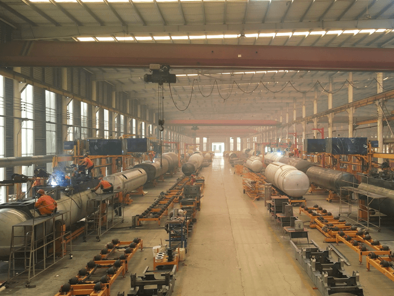 Tanker trailer production workshop