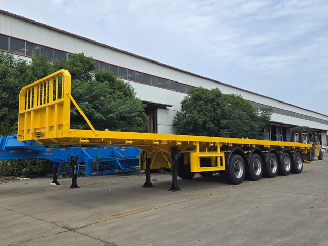 5 Axles Flatbed Trailer For Sale