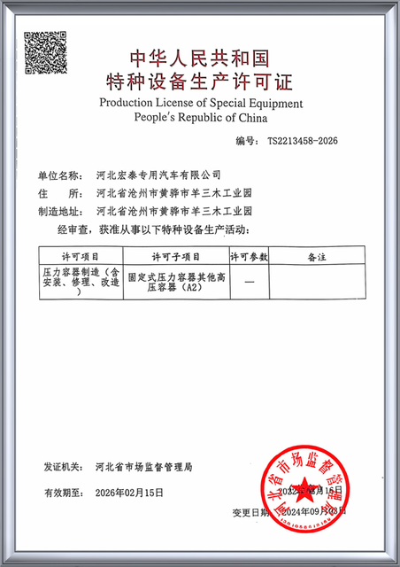 Industrial Product Production License
